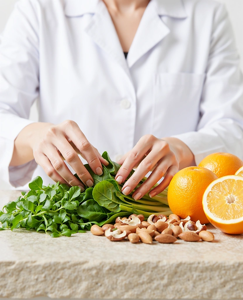 Gesunde Ernährungskomponenten